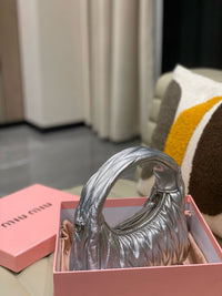 MIU M Mini Hobo Bag