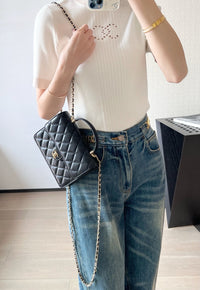 CC Flap Bag with Top Handle