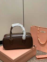 MIU M Leather Bag