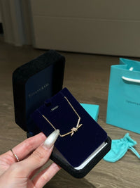 TIFF Knot Pendant necklace