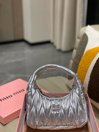 MIU M Mini Hobo Bag