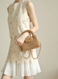 CC Kelly Raffia Bag