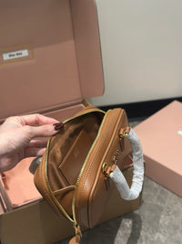 MIU M Leather Bag