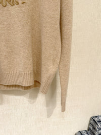 LOU Cursive Jumper