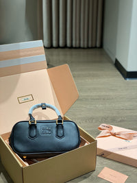 MIU M Leather Bag