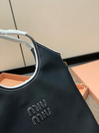 MIU M Ivy Leather Bag