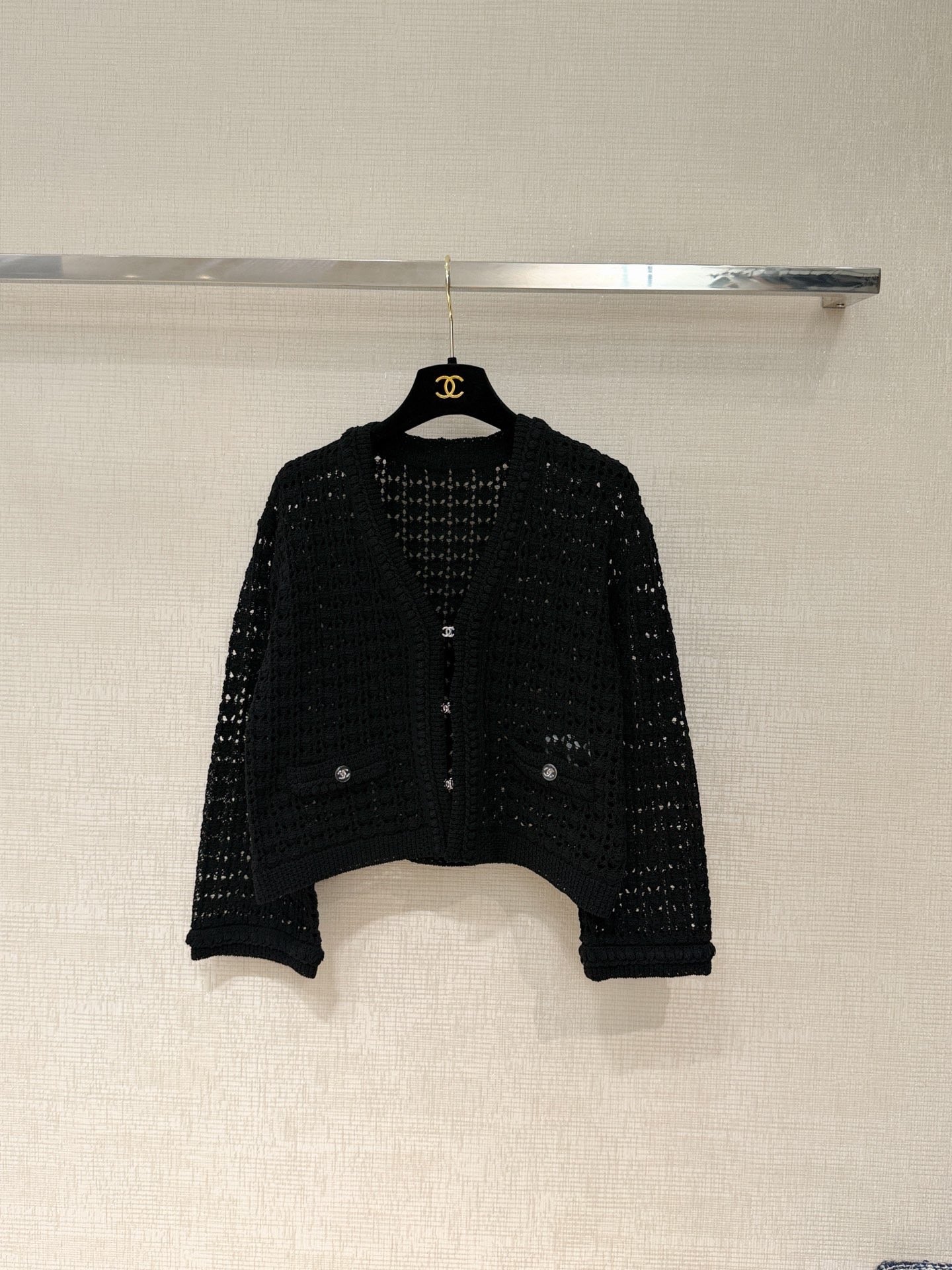 CC Crochet Knit Cardigan