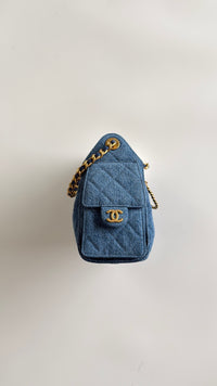 CC Mini 25 Hobo Washed Denim