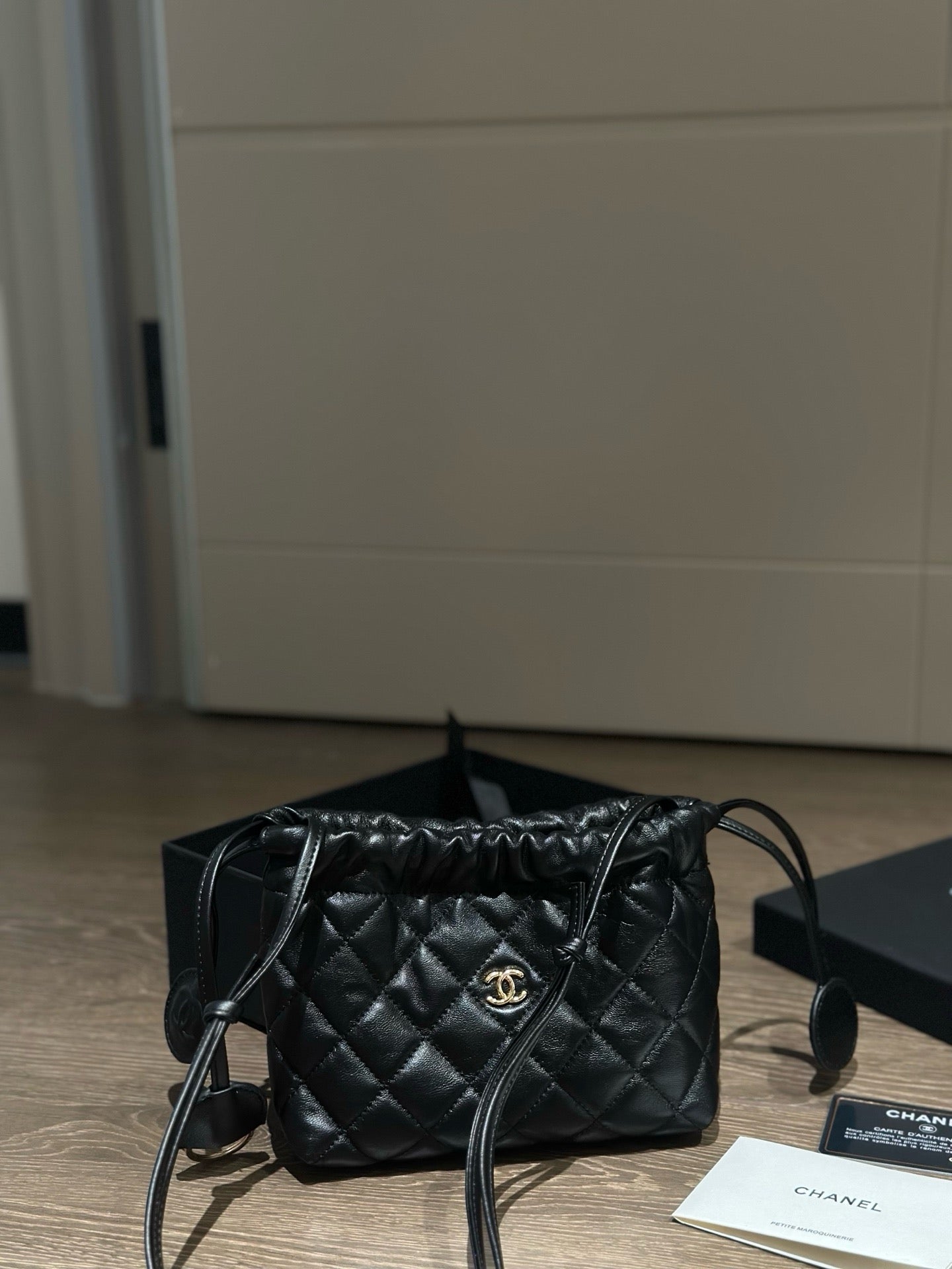 CC 26s Clutch with Leather Strap