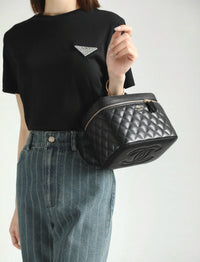 CC Caviar Quilted Large Vanity Pouch