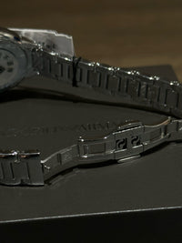 Mother of Pearl Crystal Bezel Watch