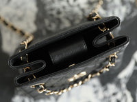 CC Caviar Mini Bucket Bag