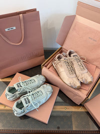 MIU M Plume Sneakers