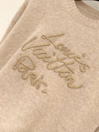LOU Cursive Jumper