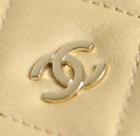 CC 26M Raffia Braided Lambskin Shopping Tote