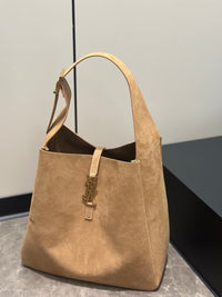 SL Large Suede Hobo Bag