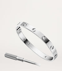 LOVE Classic White Gold Bracelet