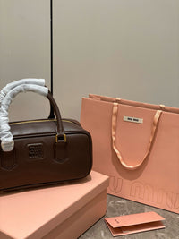 MIU M Leather Bag
