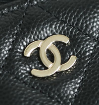 CC Caviar Quilted Large Vanity Pouch