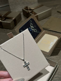 BVLG Serpenti Cross Necklace